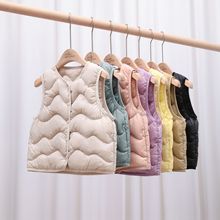 90白鸭绒儿童羽绒马甲女童背心宝宝冬季外穿男童保暖内搭轻暖短款