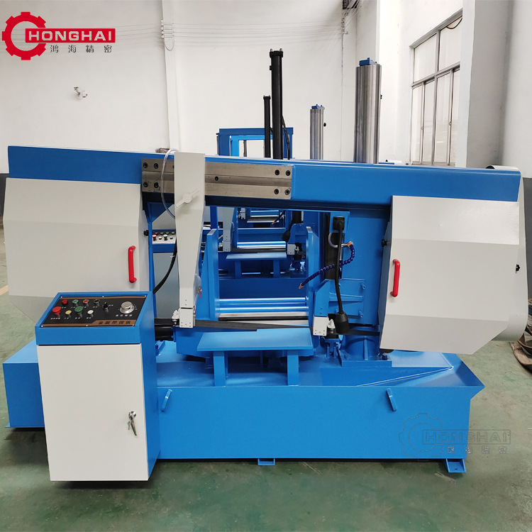 GB4250 Saw frame Band sawing machine cutting 500/600/700 Round Stainless steel pipe Band sawing machine