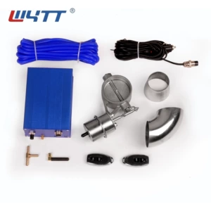 Stainless Steel Remote Control Car Pneumatic Exhaust Valve Electric Variable Sound Modification Valve Sound Exhaust Pipe Cross-Border