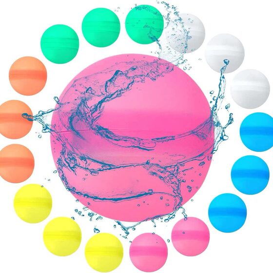 Magnetic Reusable Water Balloon Silicone Water Ball Magnetic Absorbing Water Ball Amazon Explosion Children Silicone Water Ball