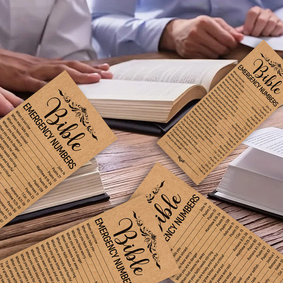 temu cross-border explosions bible bible bookmark index catalog card retro kraft paper card notes