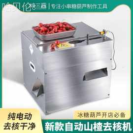 机智机制作感应去核籽去商用能糖葫芦电动全自动去核山楂山楂