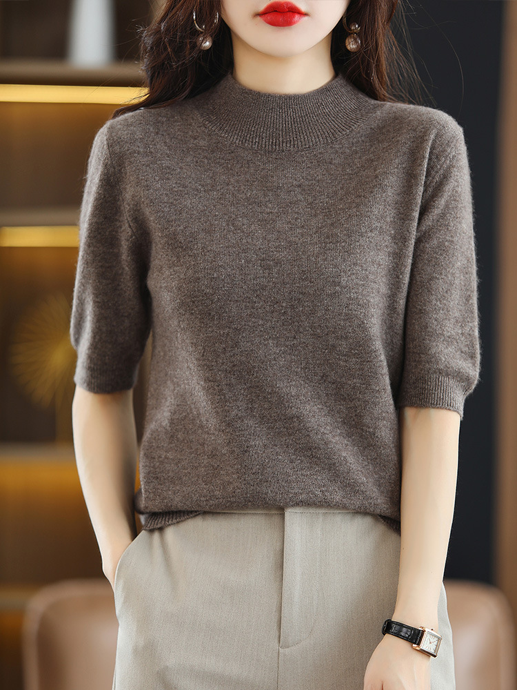 Autumn woolen base body-friendly sweater