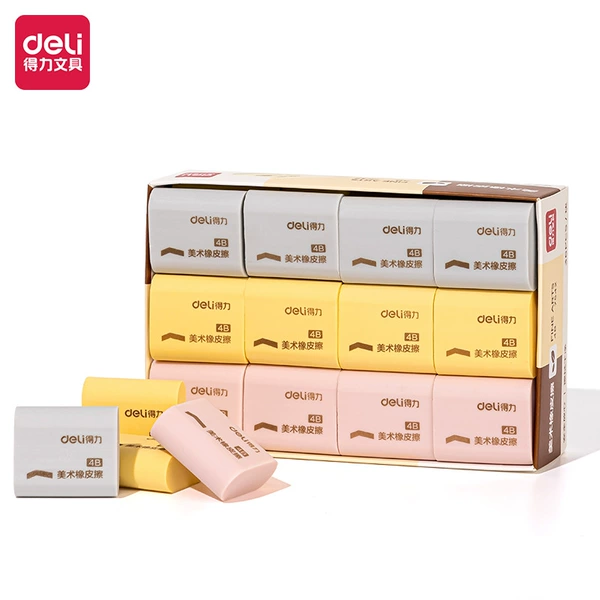 Deli 7542 colorful eraser (mixed) one piece
