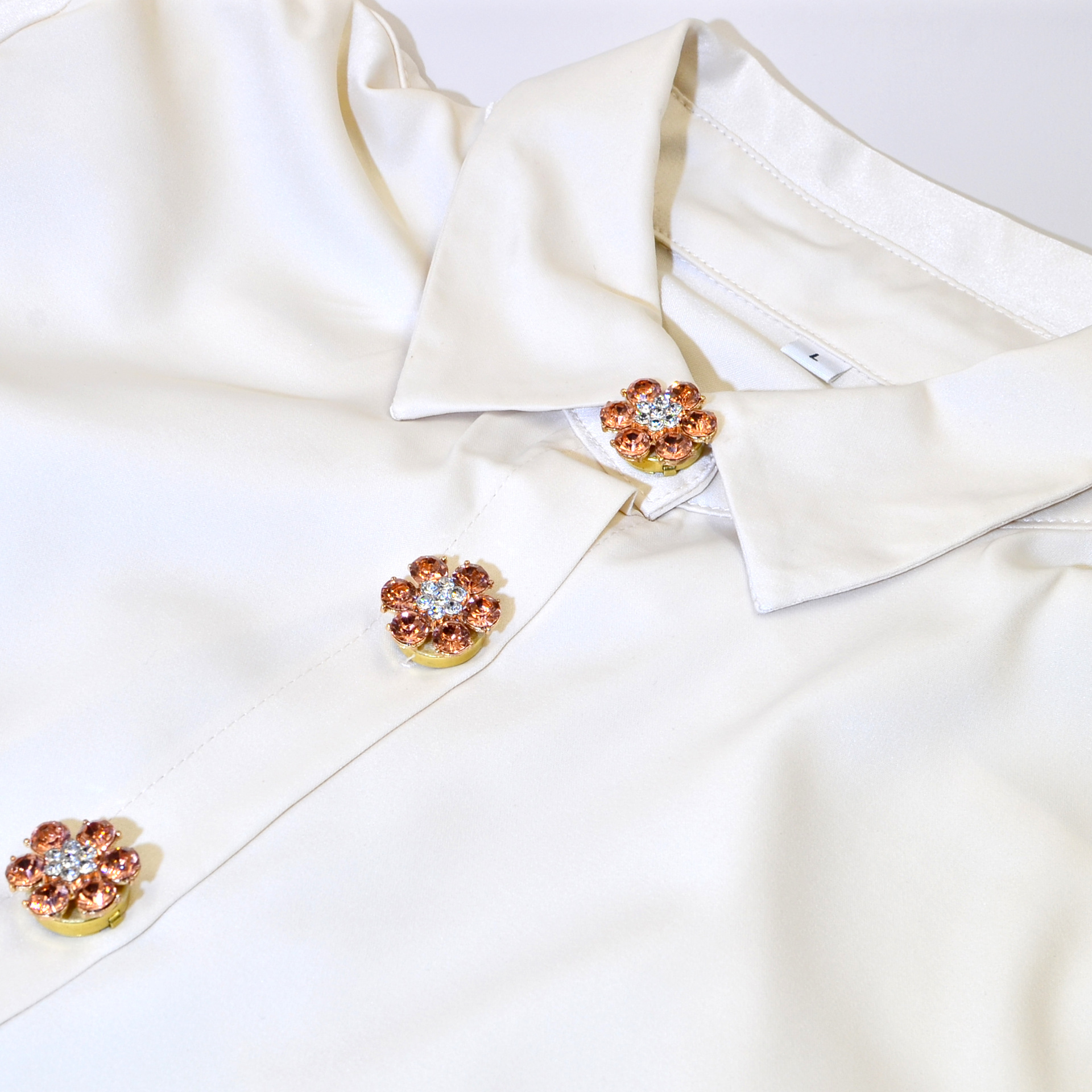 Daily Occasion 1 Piece Elegant Glam Flower Alloy Copper Glass Women's Cufflinks