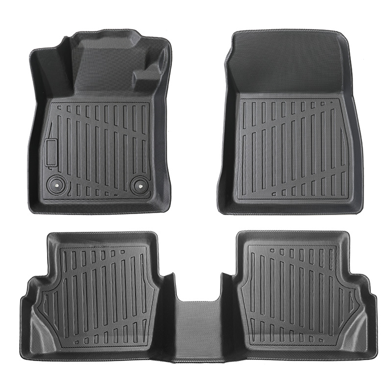 Europa para Ford Fiesta MT2017 - 2024 Combustible 3D TPE cojín de pie para automóvil