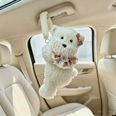 Car tissue box/set | tissue bag, plush hanging