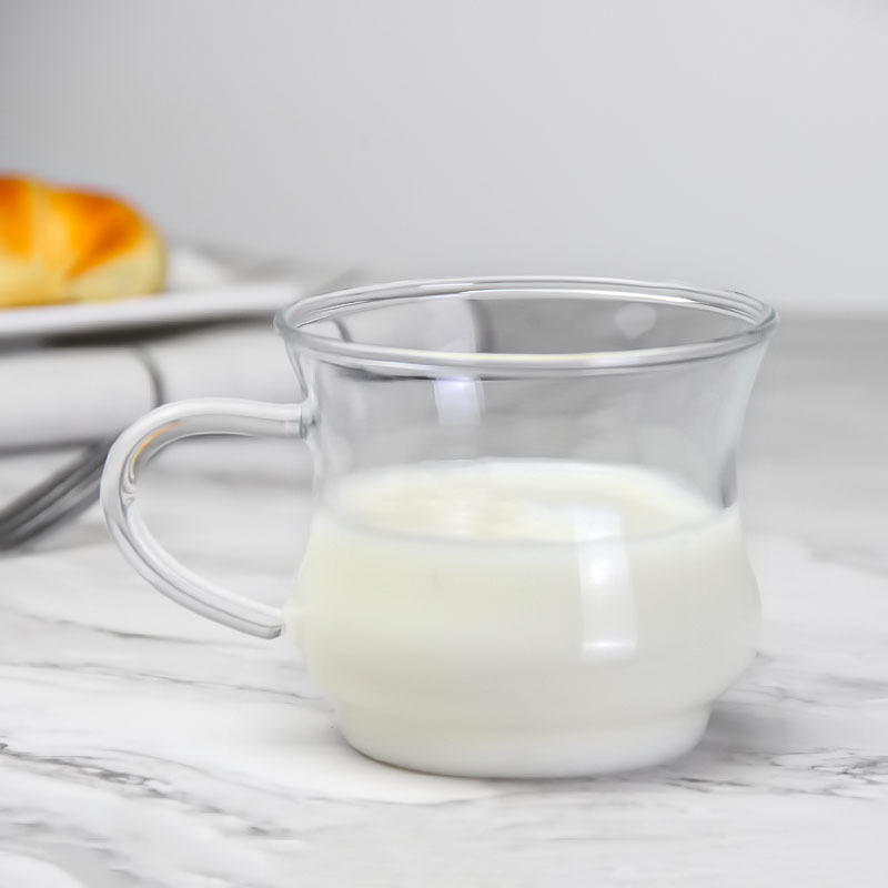 玻璃办公杯透明玻璃茶道杯茶水泡茶杯子