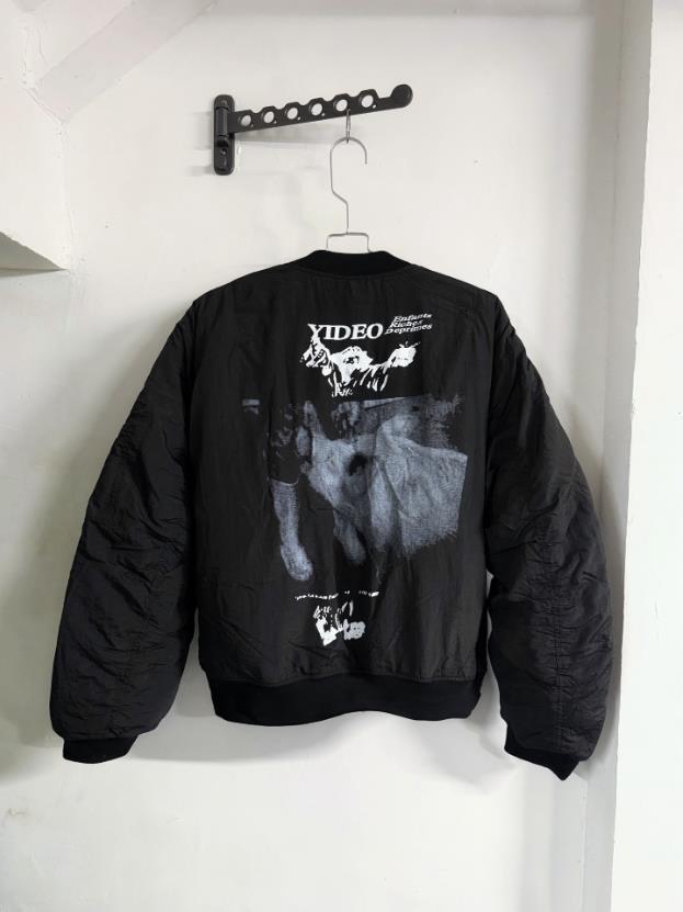 Unisex Casual Trendy Jacket With Back Print Loose-fitting Style_voghion.com