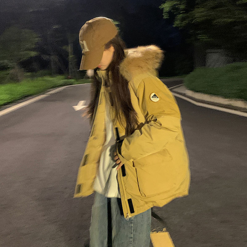 棉服女年冬季新款加厚棉袄户外情侣冲锋衣棉衣工装外套潮