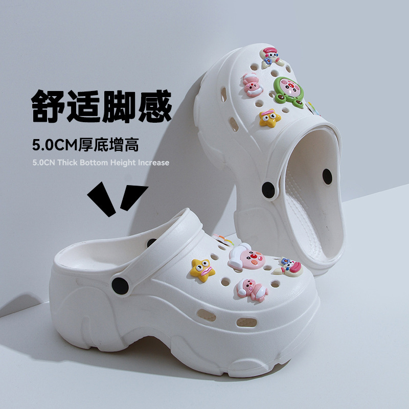 Factory 2026 New Model Wholesale Overseas Export Summer Casual Shoes Lightning-Fast Online Supermarket Group Purchase High-Heeled Clogs Factory 2026 New Model Wholesale Overseas Export Summer Casual Shoes Lightning-Fast Online Supermarket Group Purchase High-Heeled Clogs