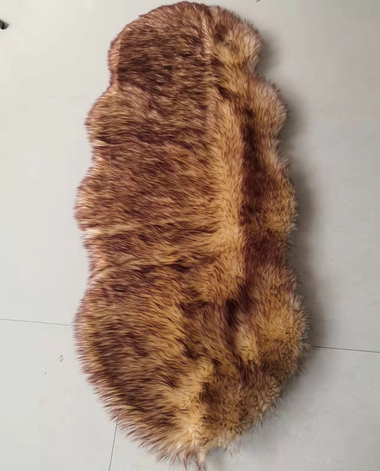 노란색 하단 다크 브라운 팁