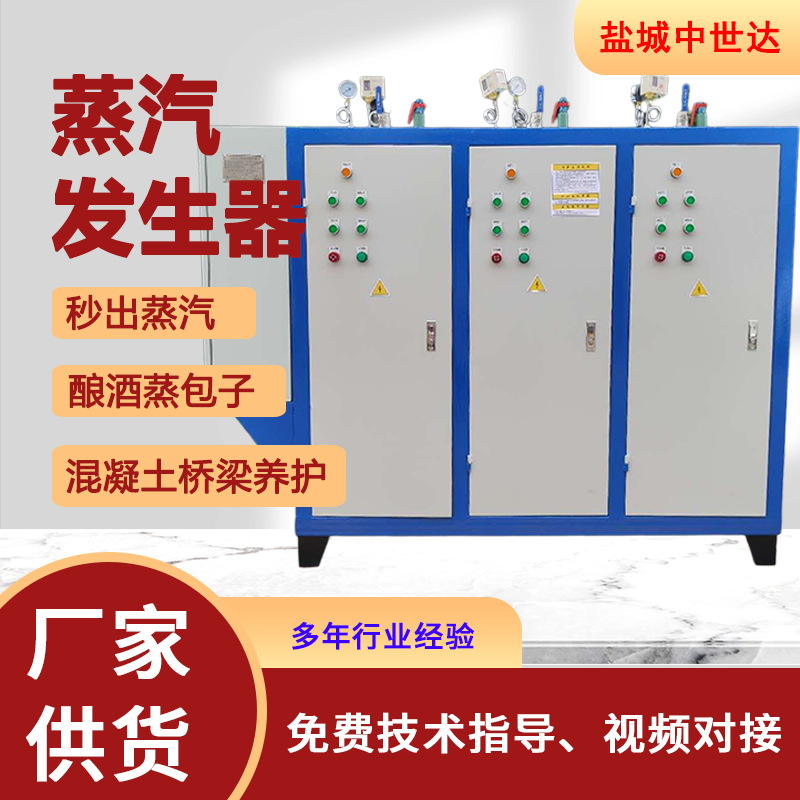 电加热蒸汽发生器蒸煮酿酒药材蒸汽机蒸包子冬季桥梁混凝土养护