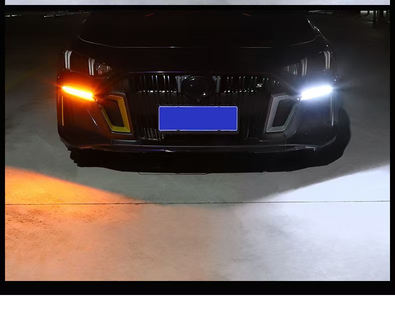 Super Bright Soft Light Bar Driving Light Daytime Running Light Flowing Water Turn Signal Start Scanning Car Universal Modified Decorative Light Led