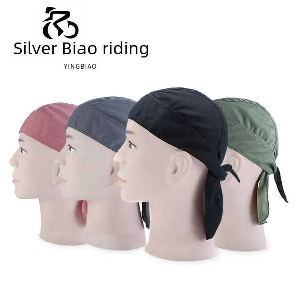 Summer Thin Outdoor Riding Pirate Hat Quick-drying Sports Headscarf Sweat-wicking Breathable Sunscreen Headwear Pirate Headscarf