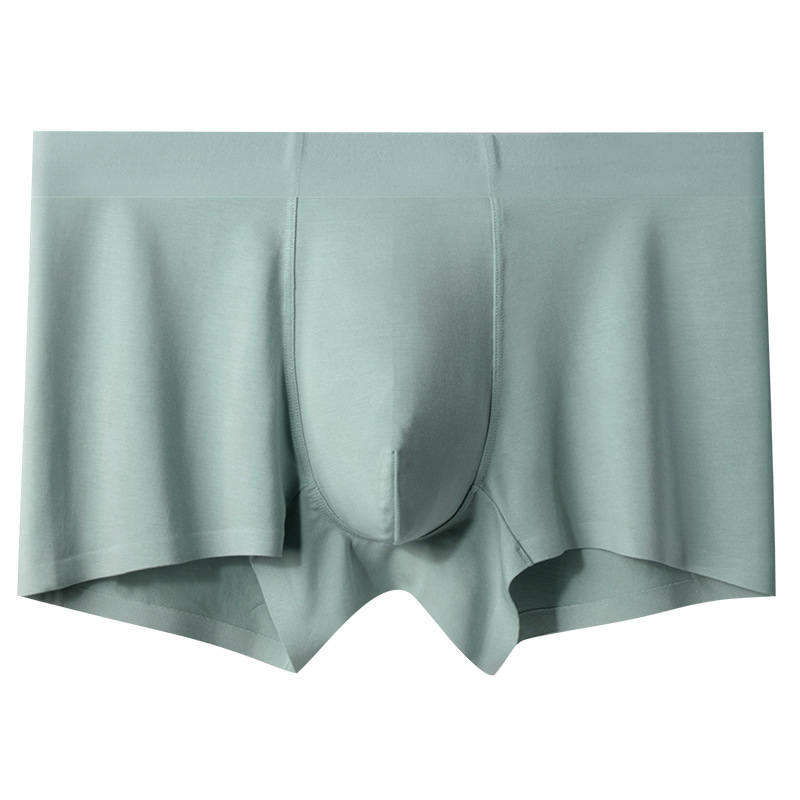 Ropa interior masculina modal personalizada, capa interior de seda de morera, bóxers transpirables sin costuras para hombre, ropa interior masculina antibacteriana