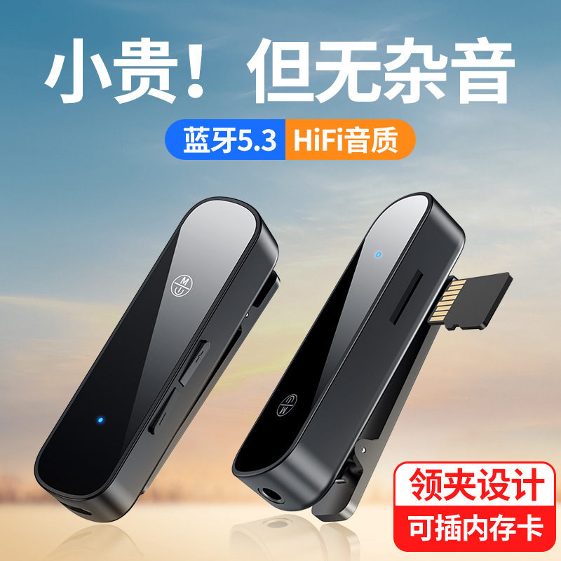 Cross-Border New Hifi Bluetooth Stick 5.3 Audio Receiver Lavalier 3.5 Converter Tf Card Playback Cross-Border New Hifi Bluetooth Stick 5.3 Audio Receiver Lavalier 3.5 Converter Tf Card Playback