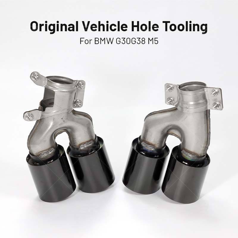 Suitable for Bmw 5 Series 525Li 530 540g30 G38 Modified Carbon Fiber Upgrade m Standard Exhaust Pipe Tail Throat