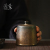 household Tea pot trumpet ceramics Tea pot Canister Mini Tea pot Japanese Retro Storage tank pot wholesale