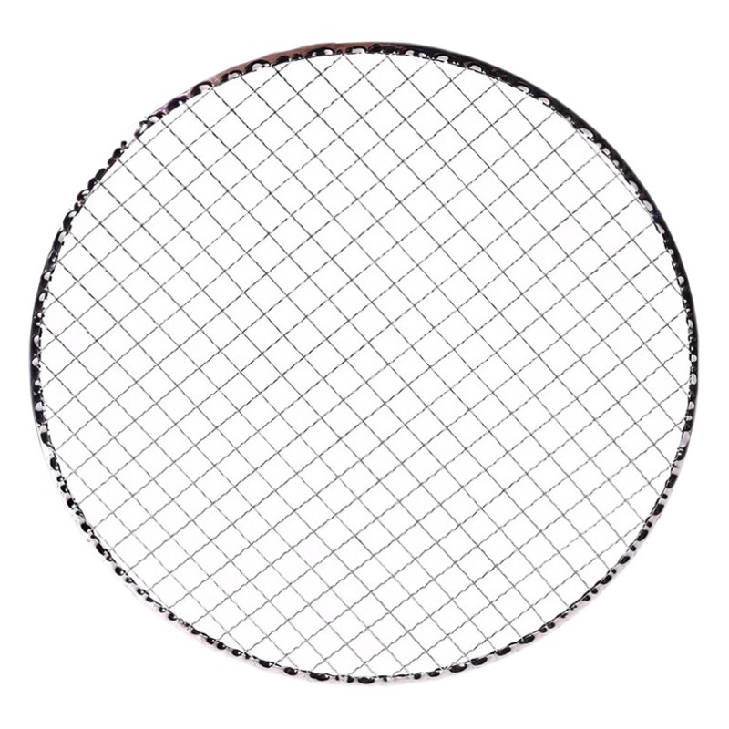 Disposable Edge Barbecue Mesh Round Square Barbecue Mesh Barbecue Shop Indoor Barbecue Mesh Japanese Korean Barbecue Mesh