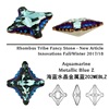 Genuine Swarovo Cross Diamond Import Olympic Diamond 4927RHOMBUS TRIBE Stone