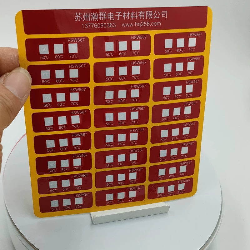 HSW567 Железнодорожный необратимый температурный индикатор