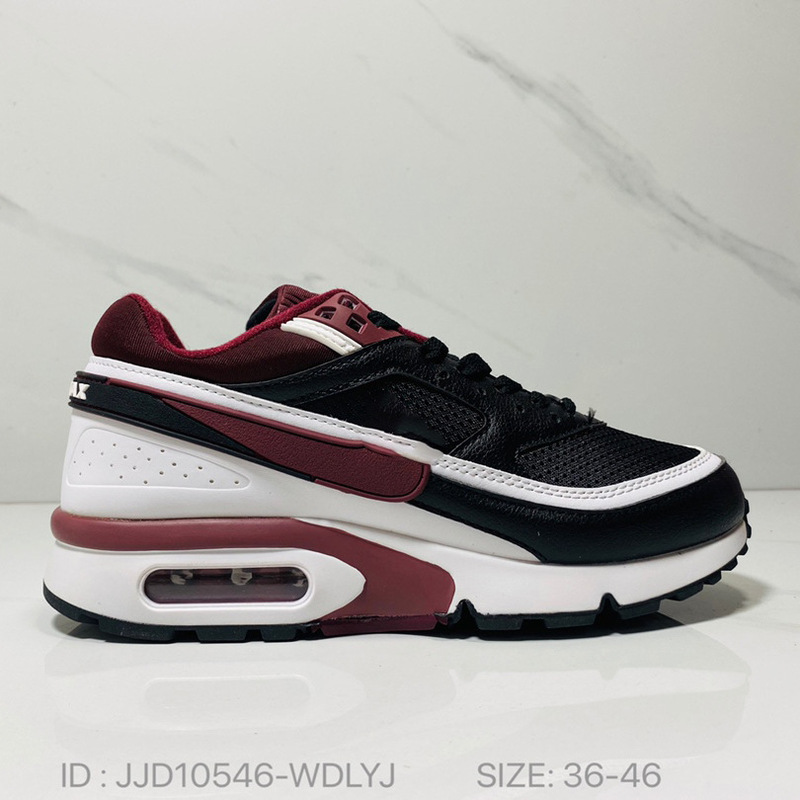 Foreign Trade Max Air Cushion Shoes Bw Og Retro Versatile Casual Sports Shoes Heightening Splicing Fashion Men's and Women's Jogging Shoes