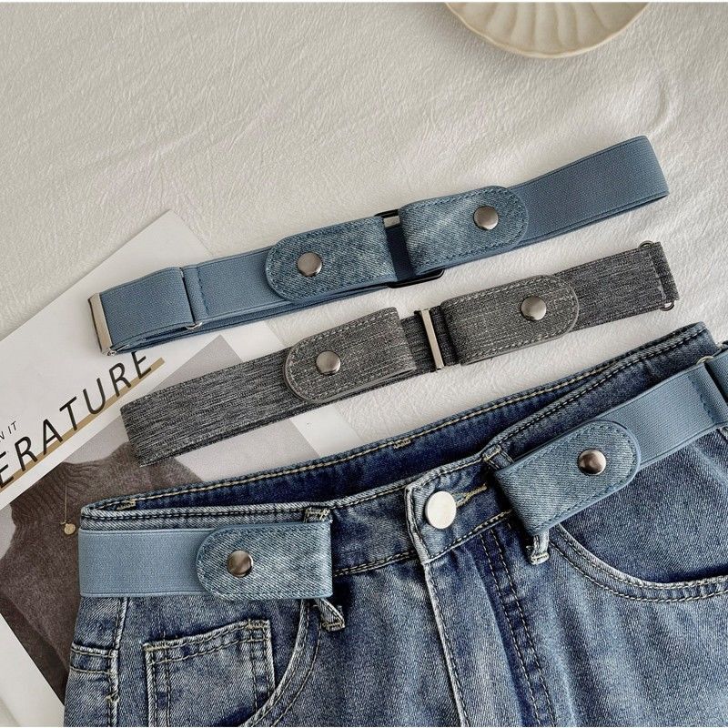 Lazy Invisible Belt Women's Waist Tight Denim Pants Waist Large Change Small Waist Tightening Artifact Loose Adjustment Belt