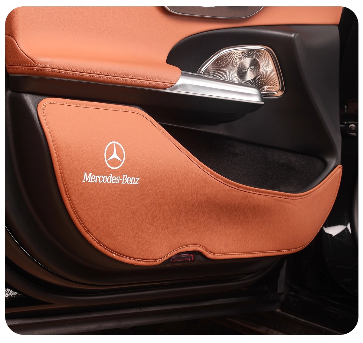 Suitable for Mercedes-Benz Door Anti-Kick Pads Glc300L C260L C200L Door Seat Protection Pads and Interior Accessories