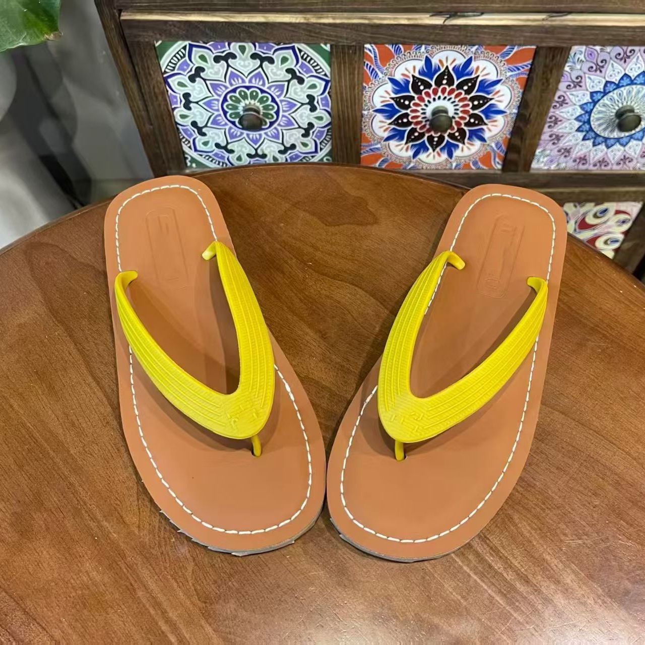Quality Shoes Cross-border Summer Casual Versatile Fashionable Flip-Flops For Beach And Outdoor Wear, Comfortable Flat Sandals_vogvips.com