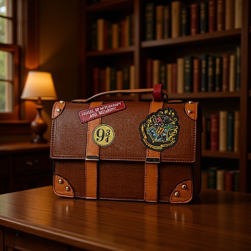 European and American Cartoon Harry Potter Handbag, Student Fashion Casual Shoulder Bag, Youth Clutch Bag, Crossbody Bag European and American Cartoon Harry Potter Handbag, Student Fashion Casual Shoulder Bag, Youth Clutch Bag, Crossbody Bag