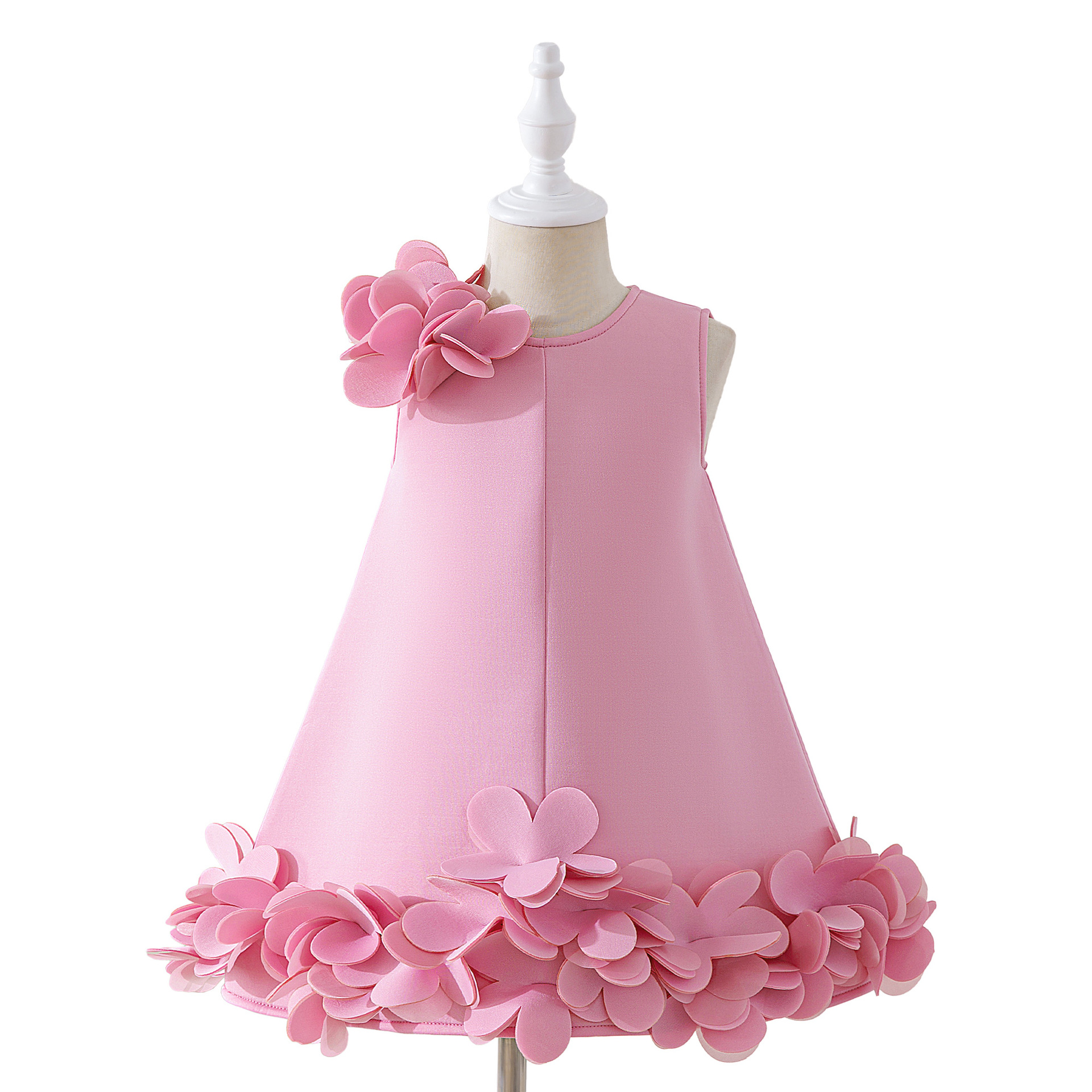Vestido de niña transfronterizo de estilo extranjero niño piano anfitrión vestido de muñeca vestido de princesa de alta gama vestido de desfile