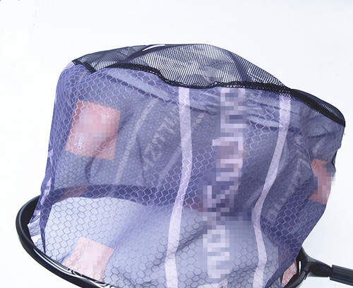 Manufacturer's dense eye integrated non-folding net head gray dense eye copy net small fish crucian carp net pocket fishing net fishing net