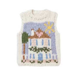 现货 早秋跨境新款韩版外贸纯手工轻奢休闲马甲毛衣外套sweater