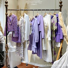 高品质大牌女装尾单清货衣服连衣裙尾货走份打包库存份货厂家货源