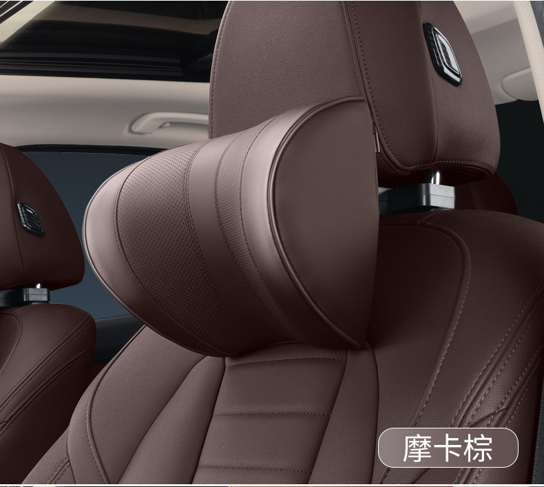 Six-way adjustable car headrest car shoulder and neck pillow car memory foam seat four seasons U-shaped pillow neck pillow gift