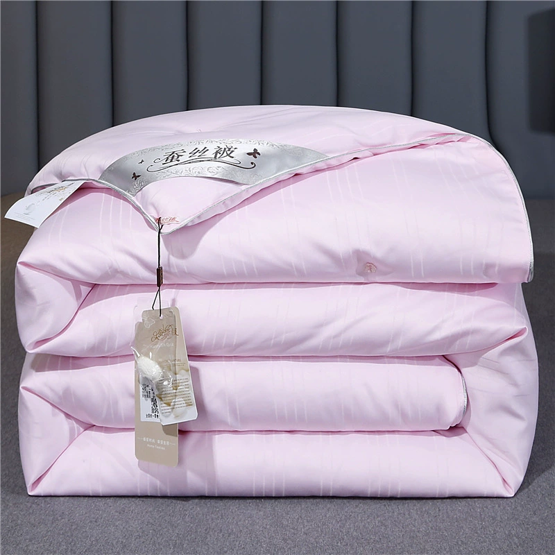 ✅Silk-filled quilt Tongxiang double-gong mulberry silk comforter for spring and autumn, winter, pure cotton all-season two-in-one
