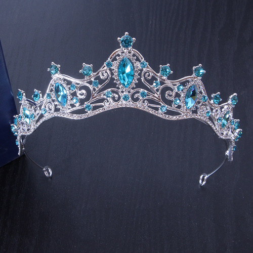 Cross-border Taobao bridal headband crown wedding accessories hair ornaments AliExpress hot-selling crown headband