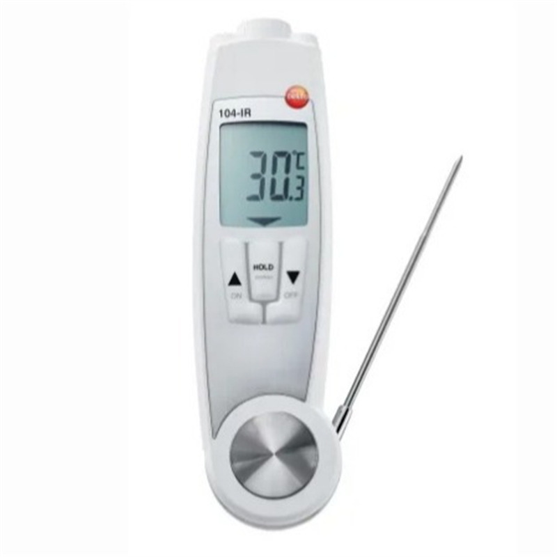 德图testo 104IR折叠式防水温度仪 红外接触式二合一测温仪