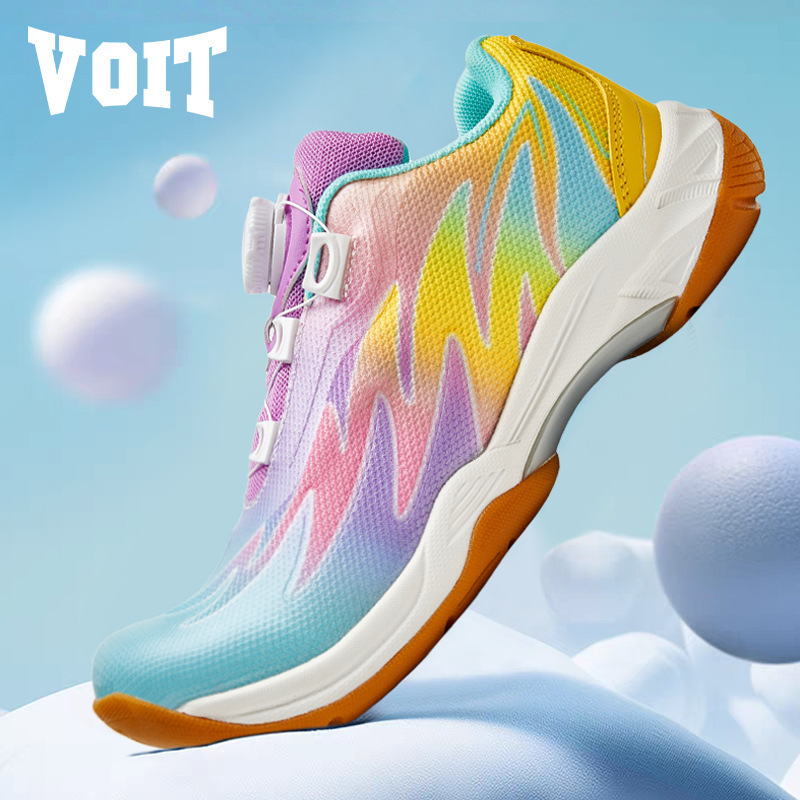 Voit Badminton Shoes, Table Tennis Shoes, Men's and Women's Training Sports Shoes, Tennis Breathable Lightweight Low-Top Shoes