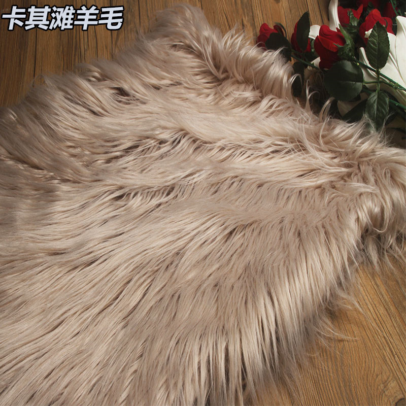 스트레이트 헤어 워터 워시 헤어-4 # 카키스