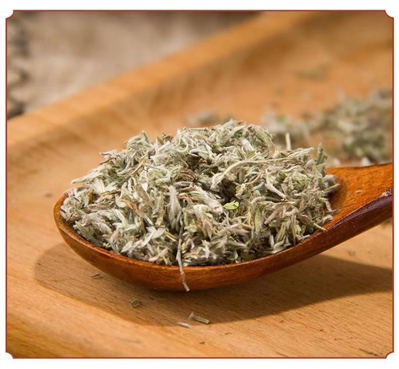 Yin Chen Dried Artemisia Capillaris Herb 50g Bottle Traditional Chinese Herbal Tea Ingredient in use
