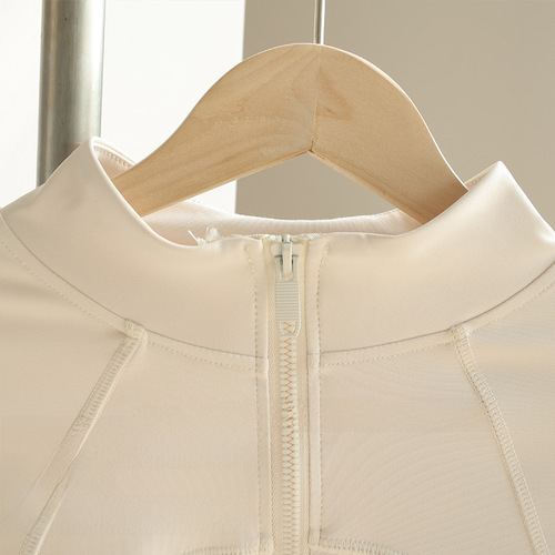 Dopamine Yoga Wear for Women: Sophisticated 2024 New Arrival Long-Sleeve Jacket—Professional, Quick-Dry Fitness & Running Top