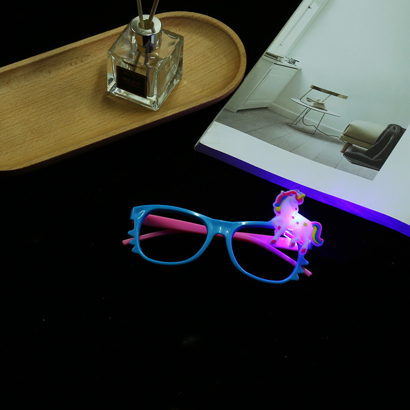 玩具地摊玩具新款发光百叶窗眼镜LED发光冷光型眼镜发光玩具地摊货源厂家批发创意玩具小商品一件代发详情13