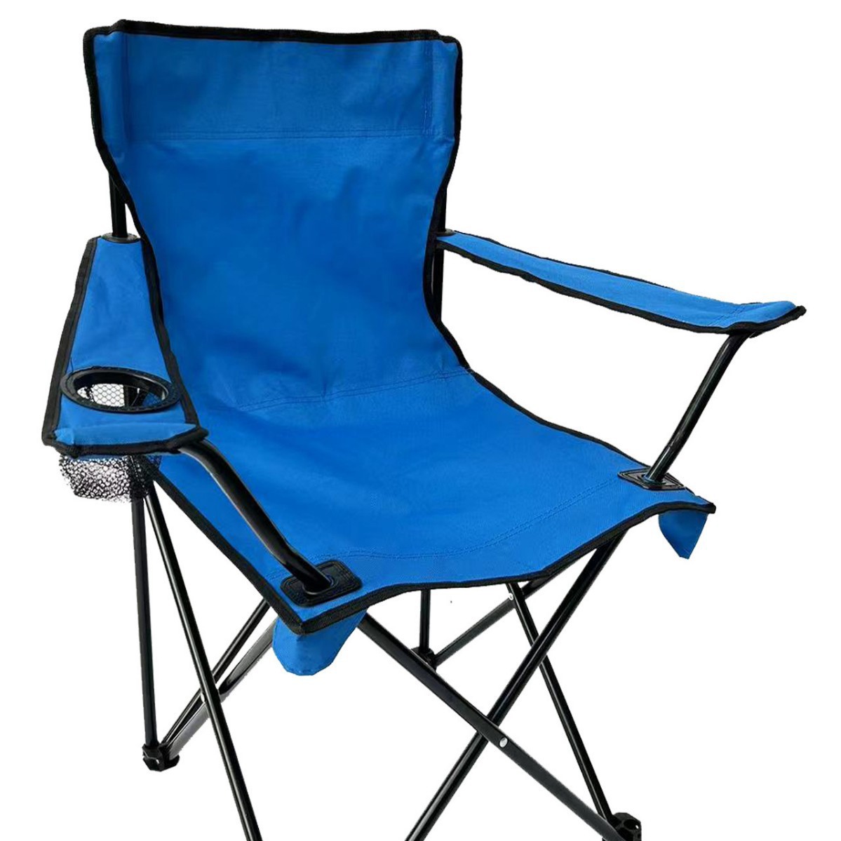 silla plegable al aire libre acampamiento portátil respaldo reposabrazos silla plegable acampamiento taburete de pesca silla de playa de tela de Oxford