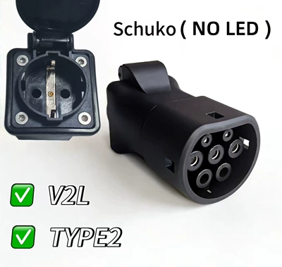Elektrikli avtomobil şarj stansiyaları: Vehicle-Side Discharging Universal European and - anti-theft-european-standard-female-no-negative-film-no-light
