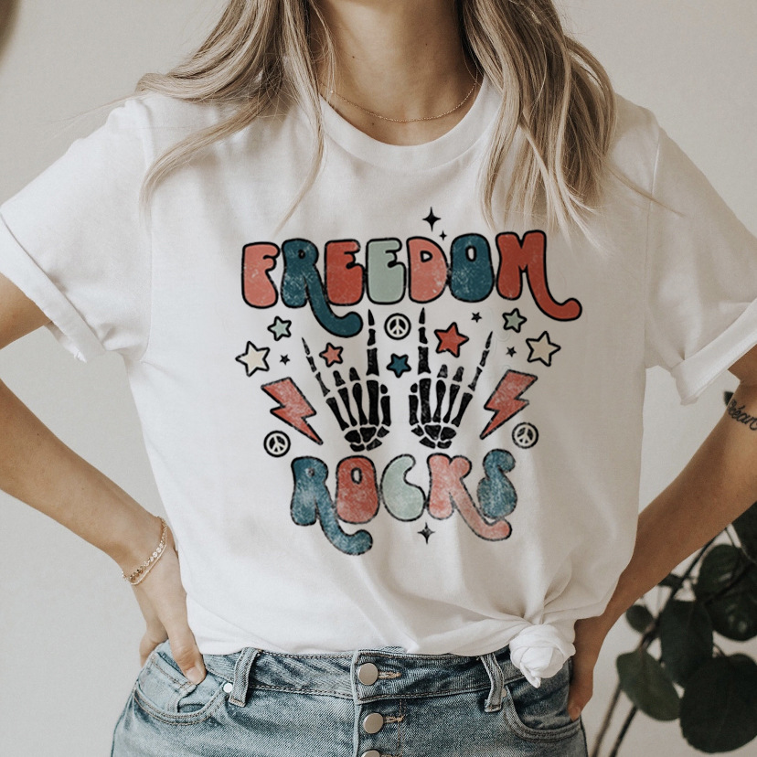 Women's T-shirt Short Sleeve T-shirts Printing Fashion Letter display picture 5