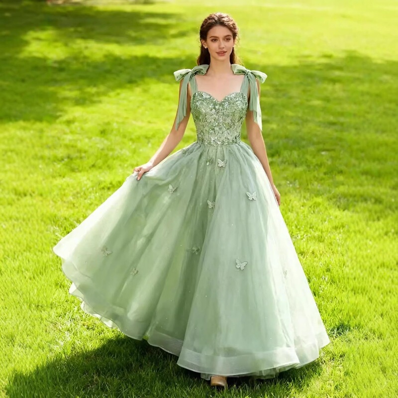 Aliexpress European and American French-Style Spaghetti Strap Bowknot Large Hem Tutu Skirt Outdoor Wedding Tulle Bridesmaid Dress 2026 New Model Aliexpress European and American French-Style Spaghetti Strap Bowknot Large Hem Tutu Skirt Outdoor Wedding Tulle Bridesmaid Dress 2026 New Model
