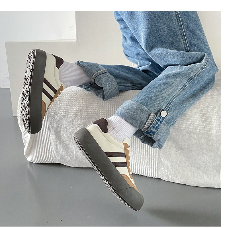 Damen Plateau Sneaker - Modische Koreanische Freizeitschuhe_voghion.com