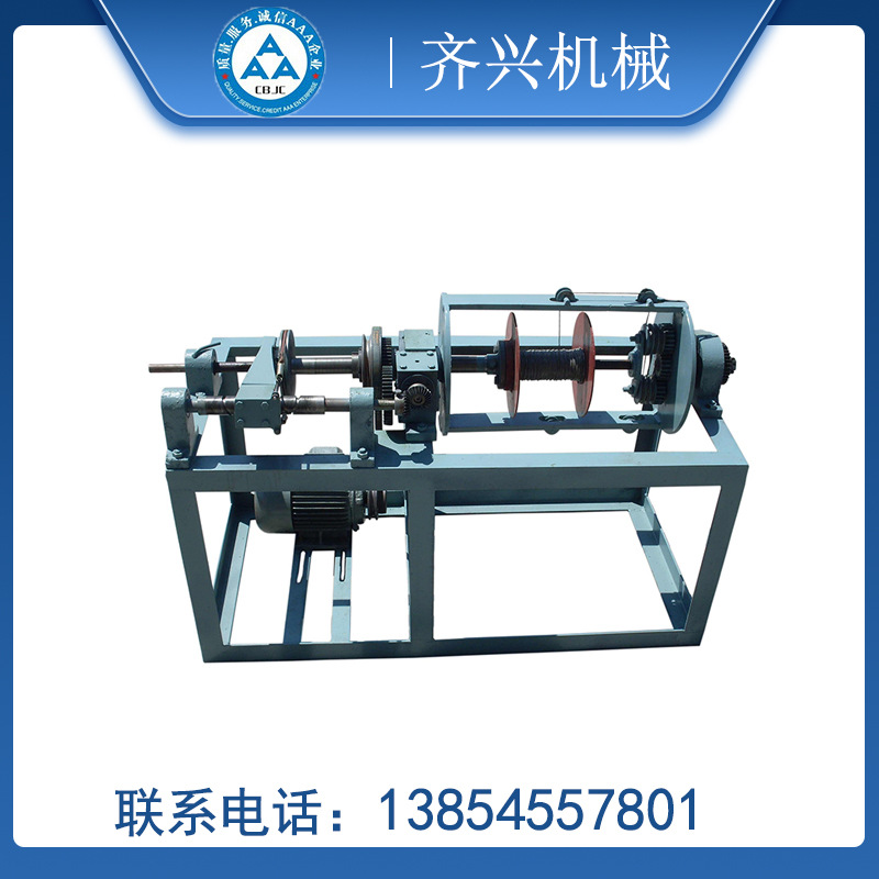 齐兴分体式烫金纸黄金绳制绳机  制股合绳机